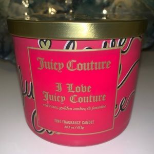Juicy Couture 3 Wick Candle I Love Juicy 14.5 Ounces NEW